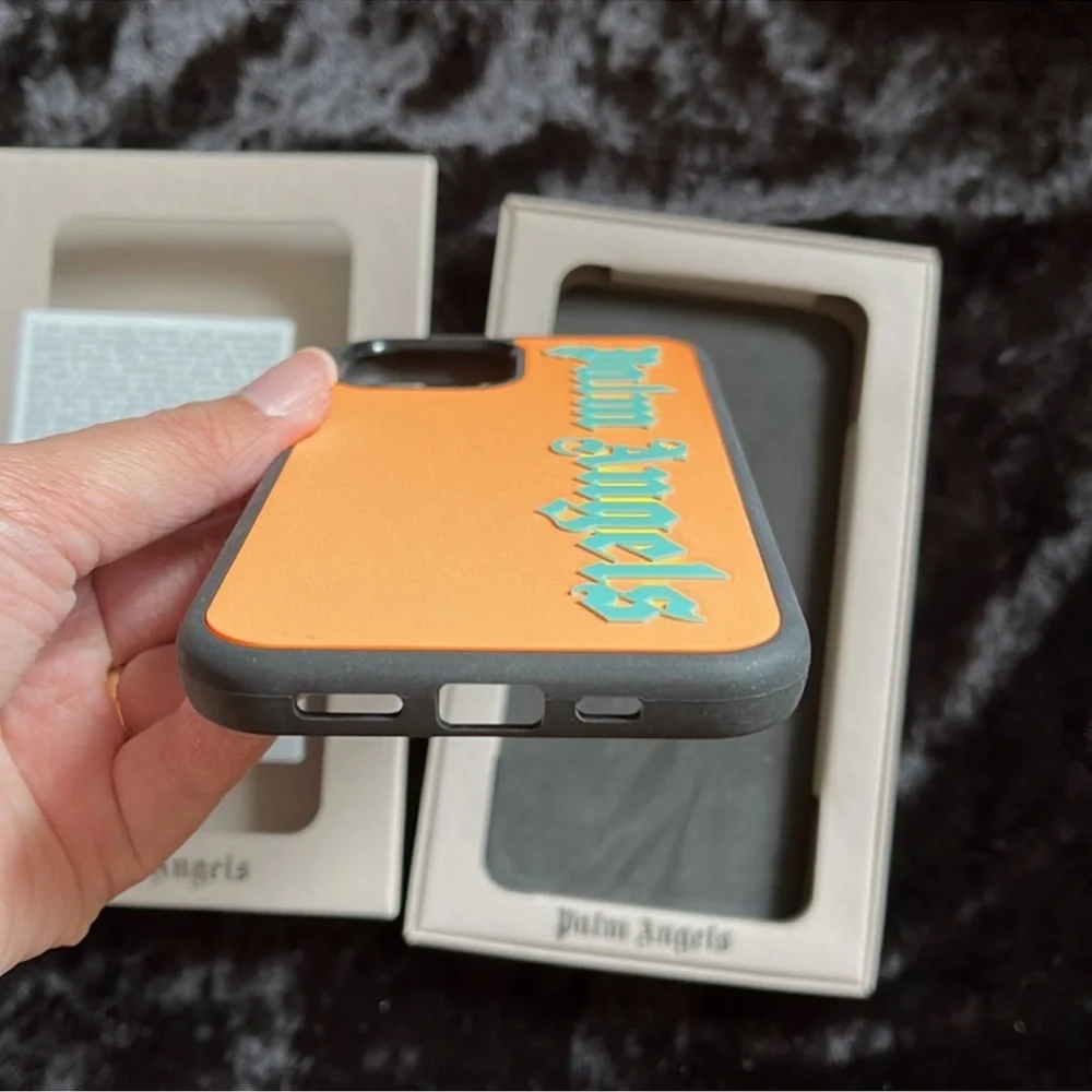 Palm Angels iPhone 12 Orange Phone Case
